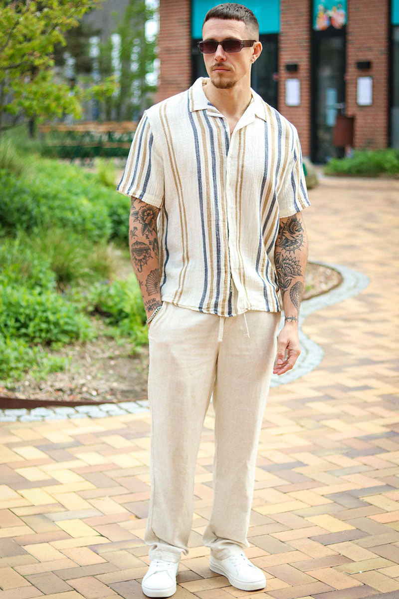 Solid Isai Shirt Oatmeal - Image 2