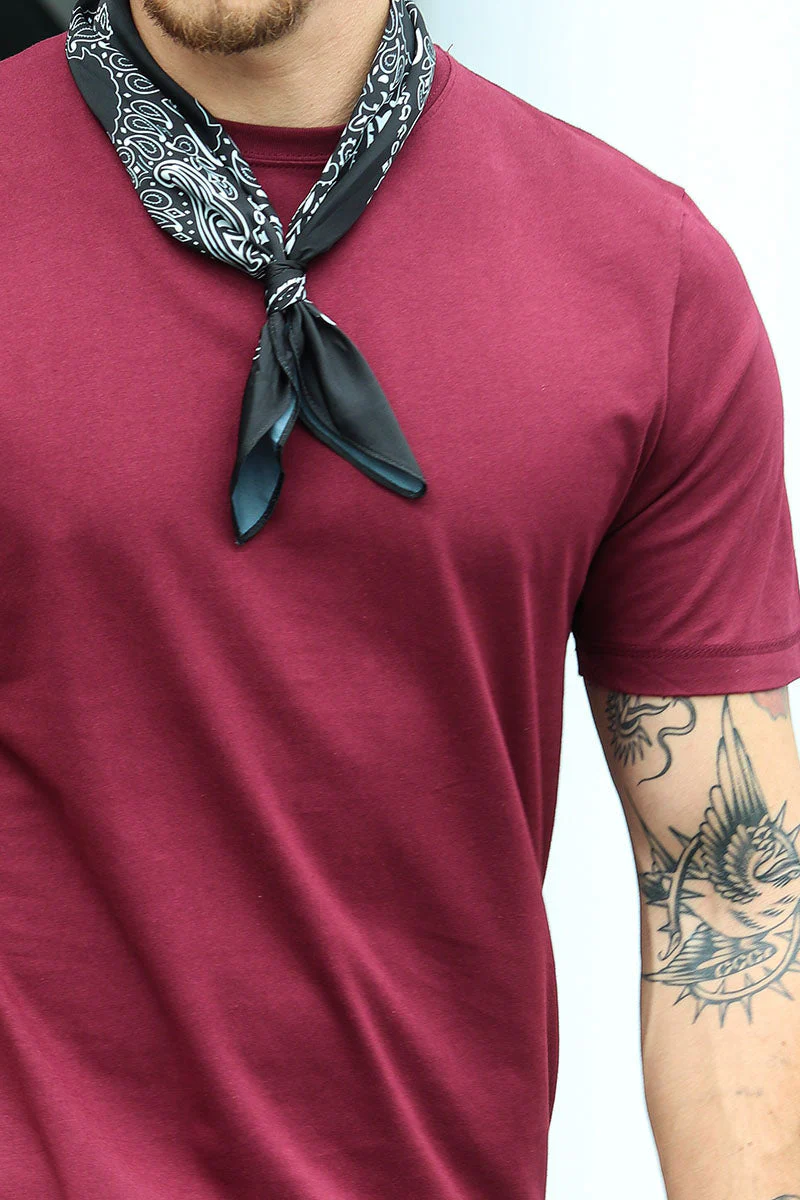 Liebhaveri Organic Bazo Tee Burgundy - Image 3