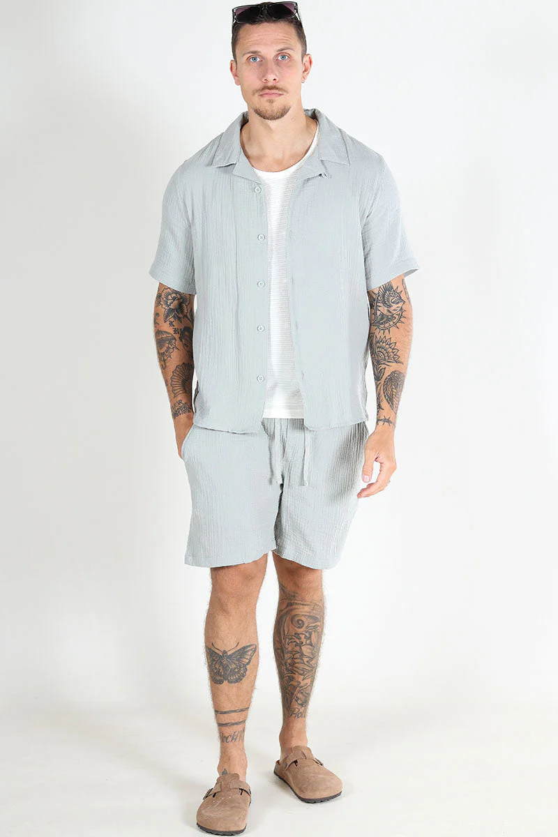 ONLY & SONS Kyle Regular Pas SS Shirt Wrought Iron - Image 2