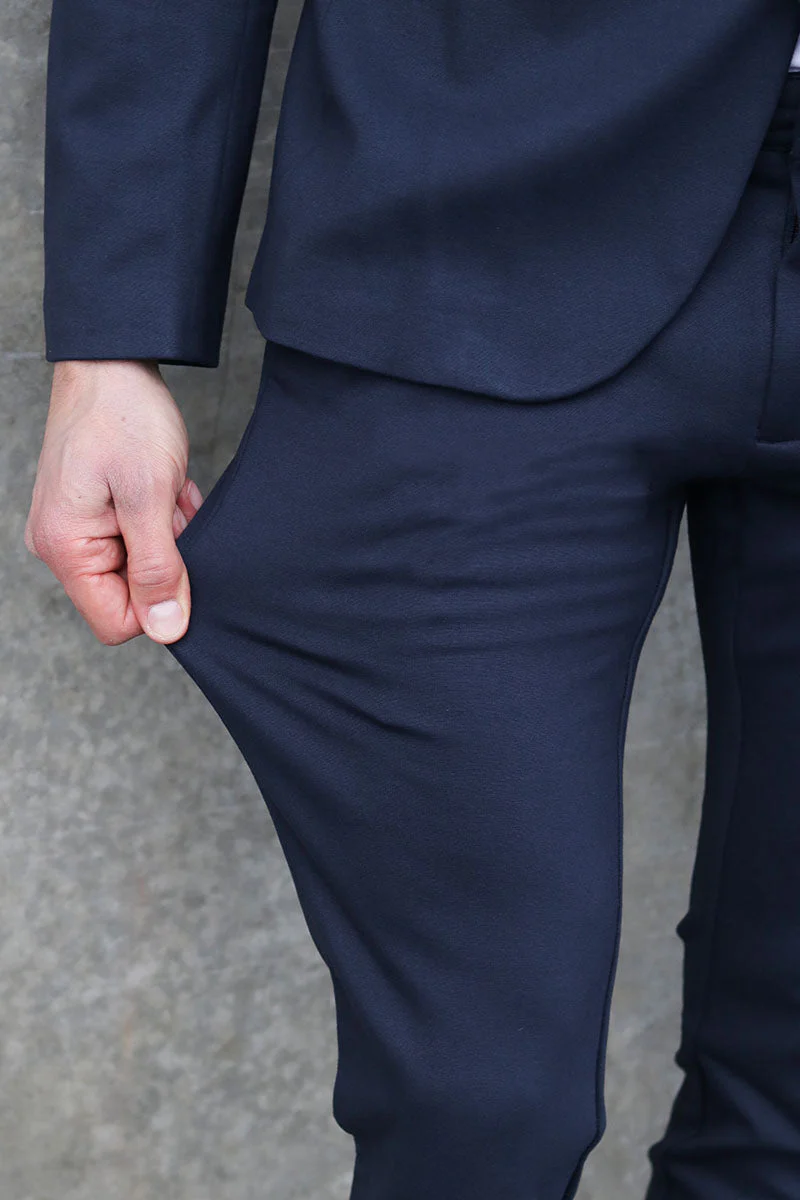 JEFF Ezra Trousers Dark Navy - Image 5