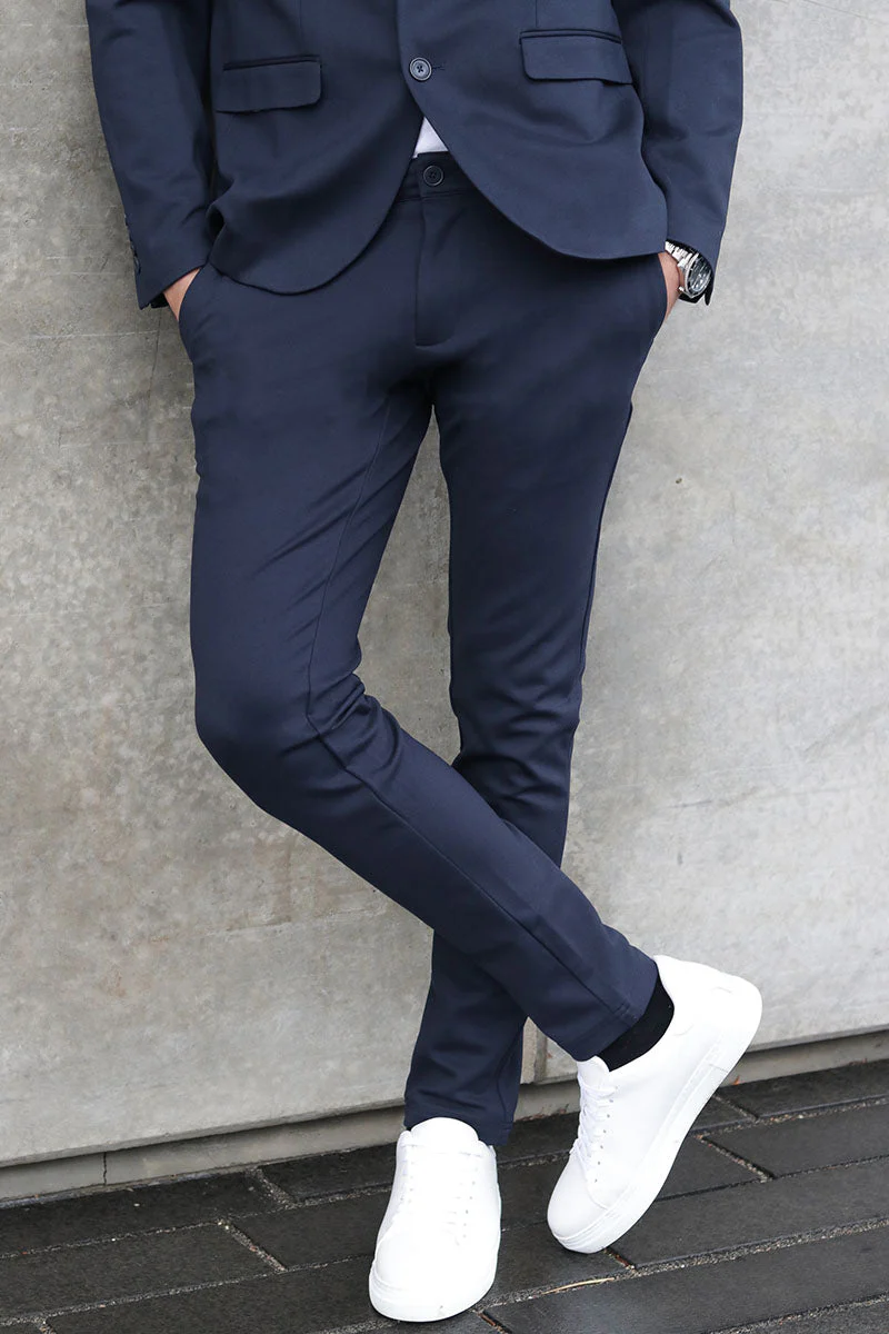 JEFF Ezra Trousers Dark Navy - Image 6