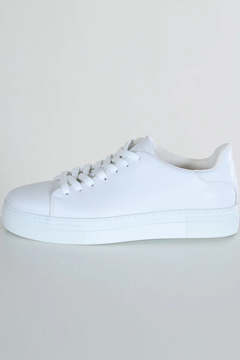 Selected DAVID CHUNKY LEATHER SNEAKER White