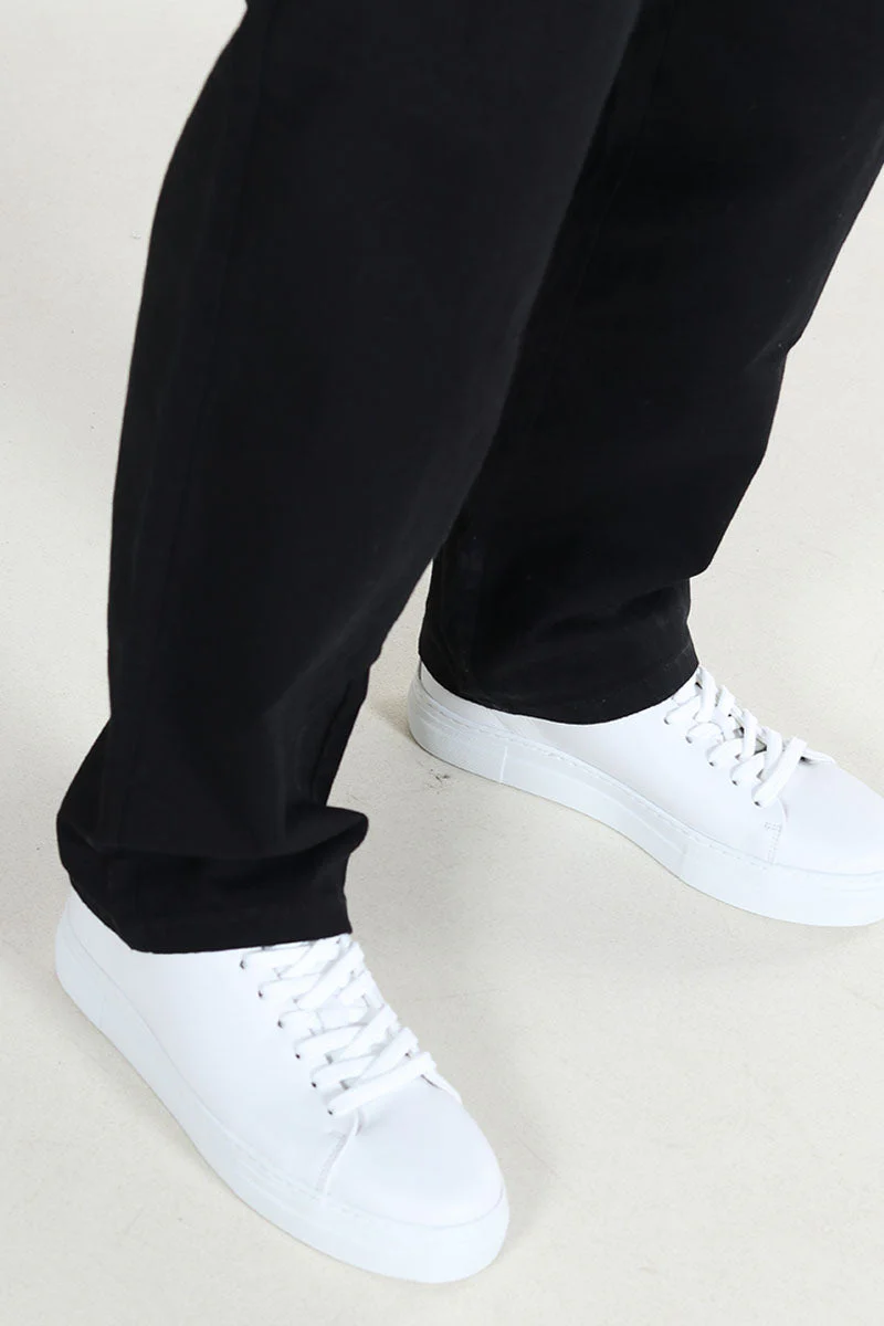 Selected DAVID CHUNKY LEATHER SNEAKER White - Image 2