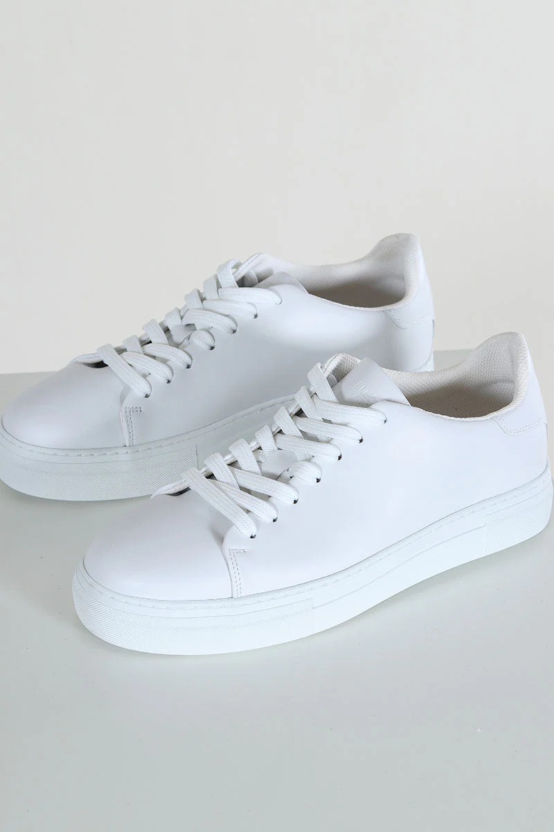 Selected DAVID CHUNKY LEATHER SNEAKER White - Image 3