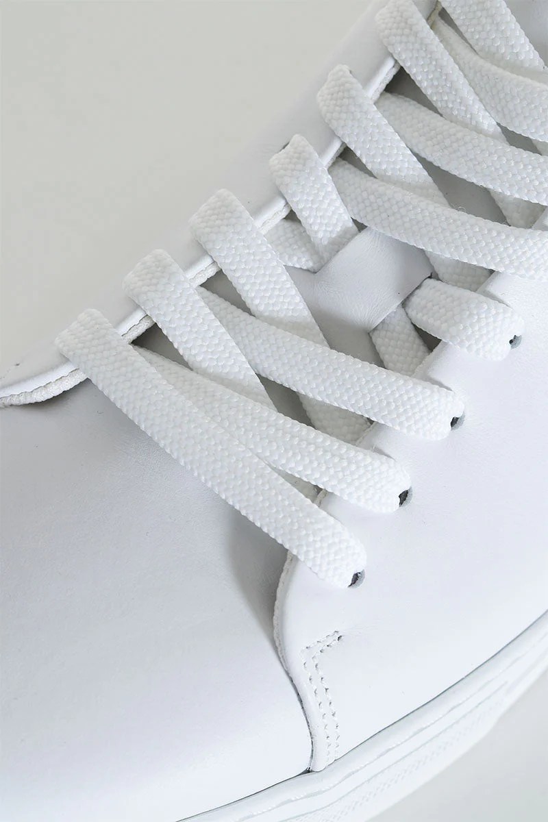 Selected DAVID CHUNKY LEATHER SNEAKER White - Image 5