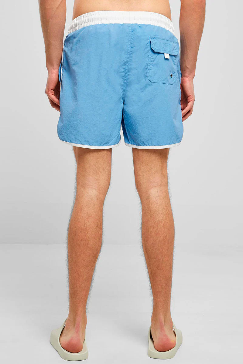 Urban Classics Retro Swimshorts Horizon Blue - Image 4