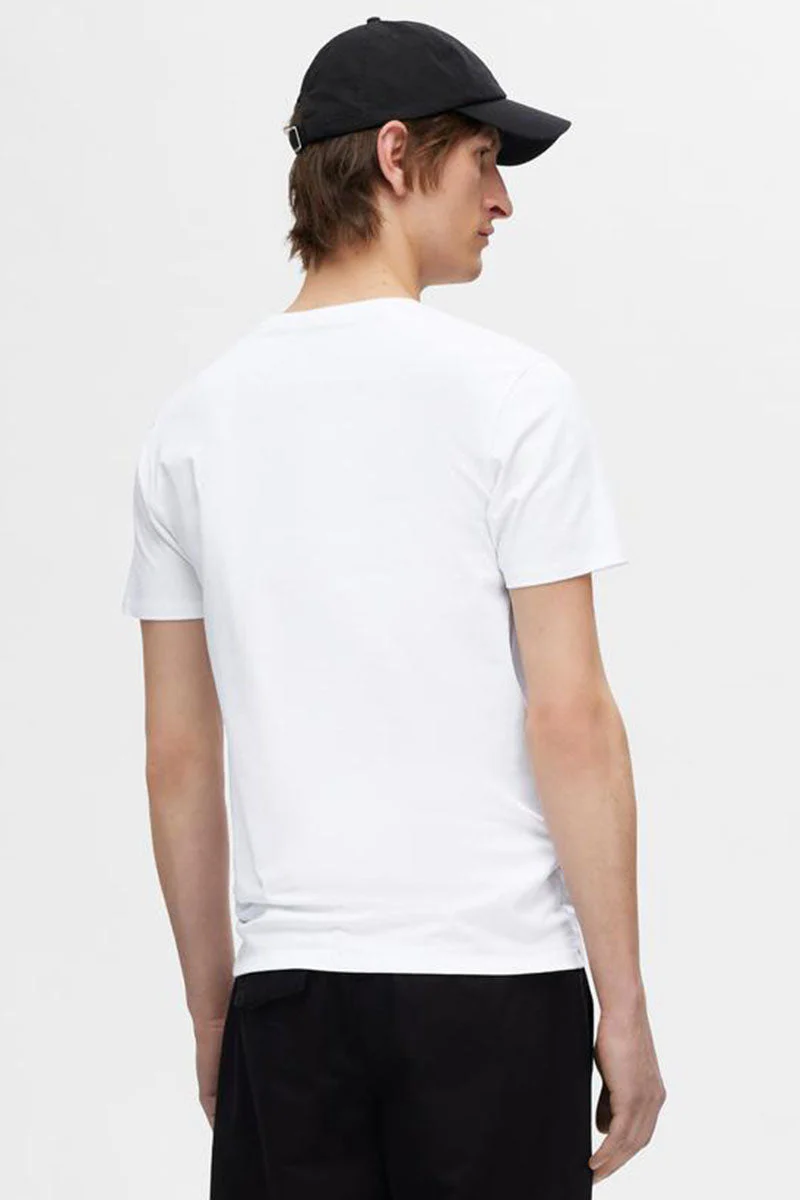 Selected ROLAND BASIC TEE 3-PACK Bright White - Image 5