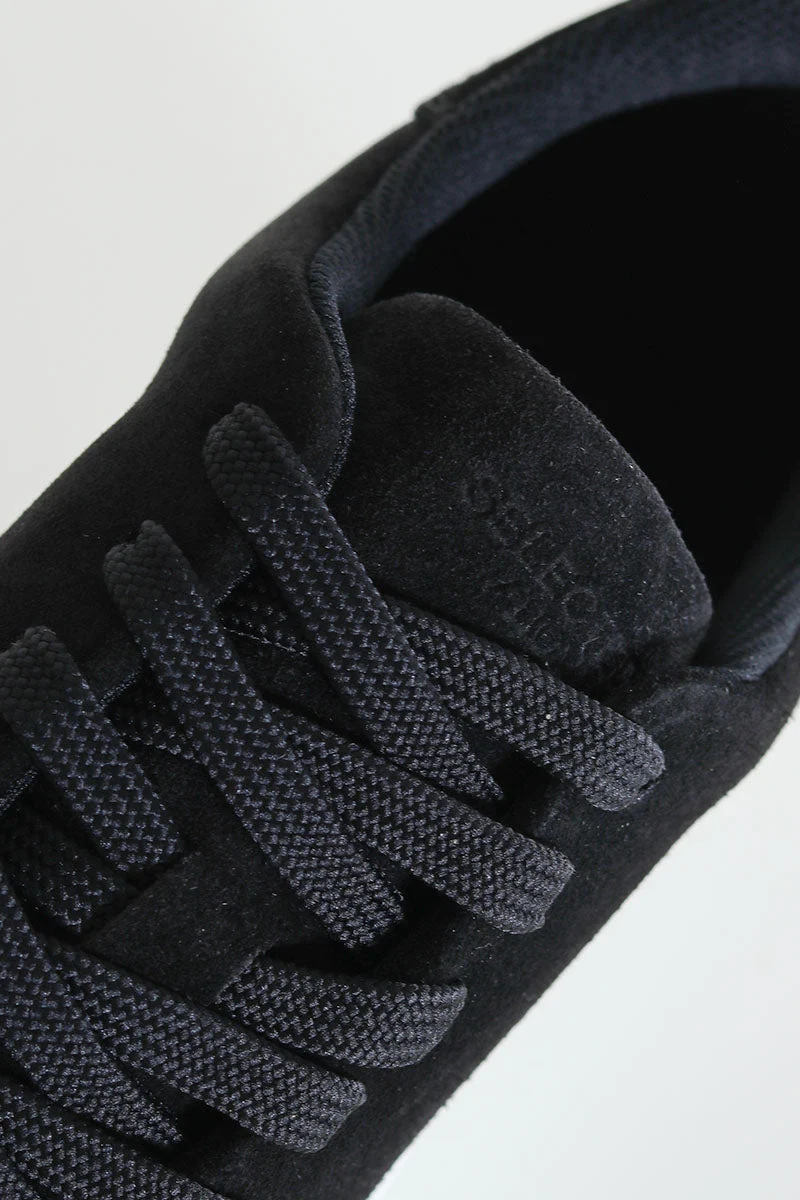 Selected DAVID CHUNKY SUEDE SNEAKER Black - Image 5