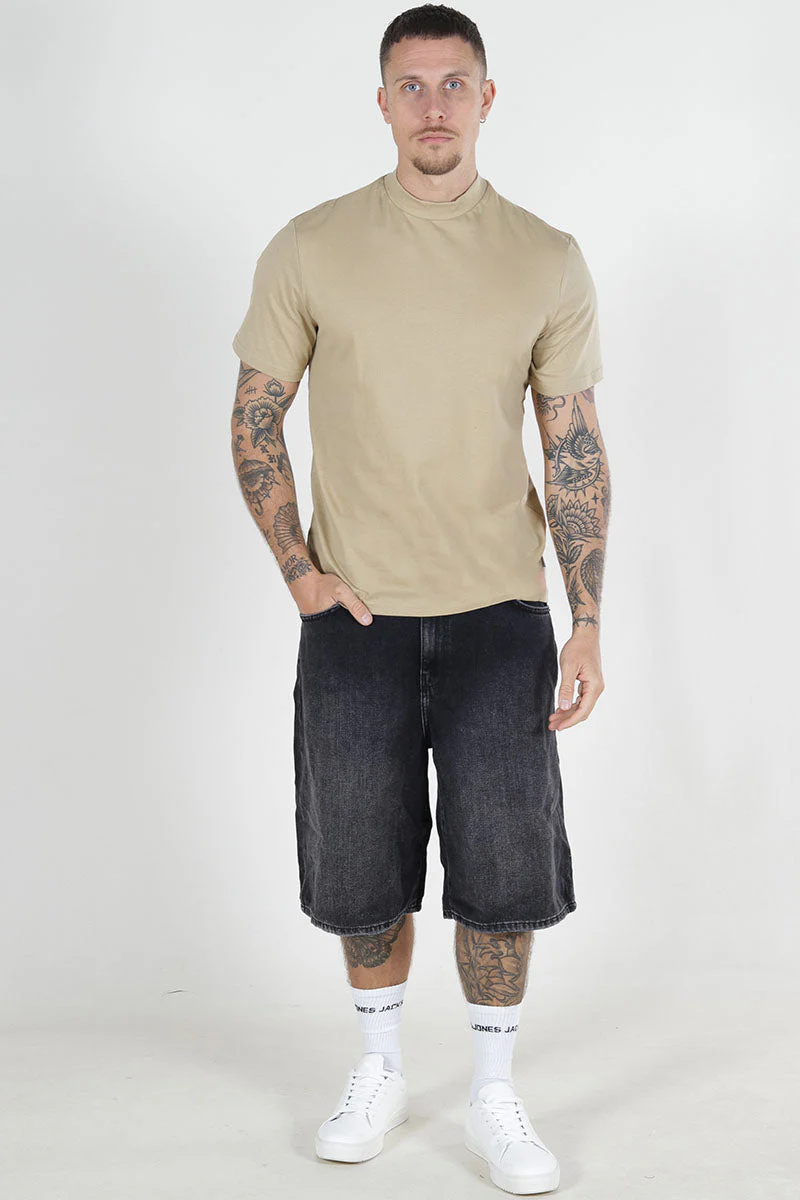 ONLY & SONS Otis Regular Mock Neck Tee Twill - Image 2