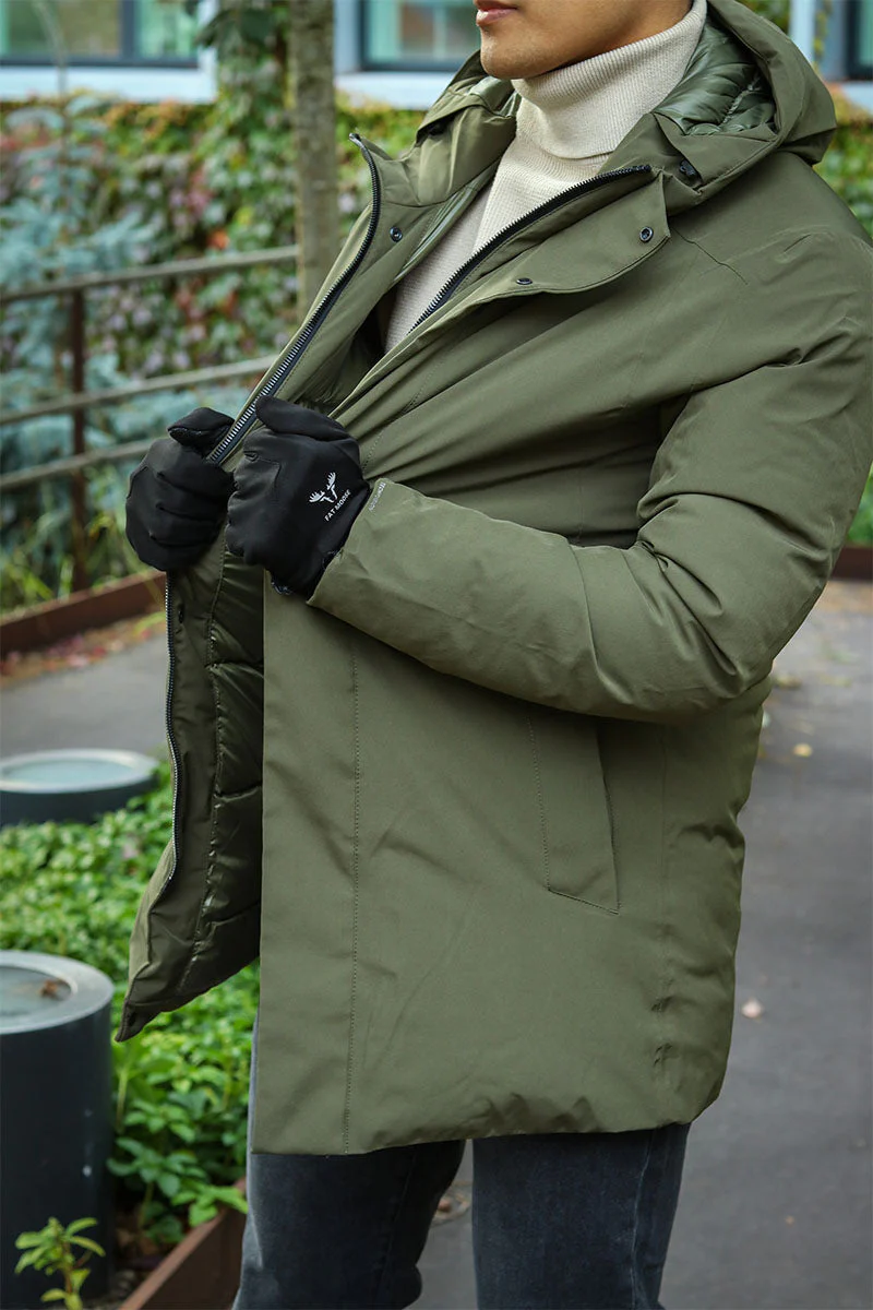 Jack & Jones Keen Stretch Parka Jacket Grape Leaf - Image 3