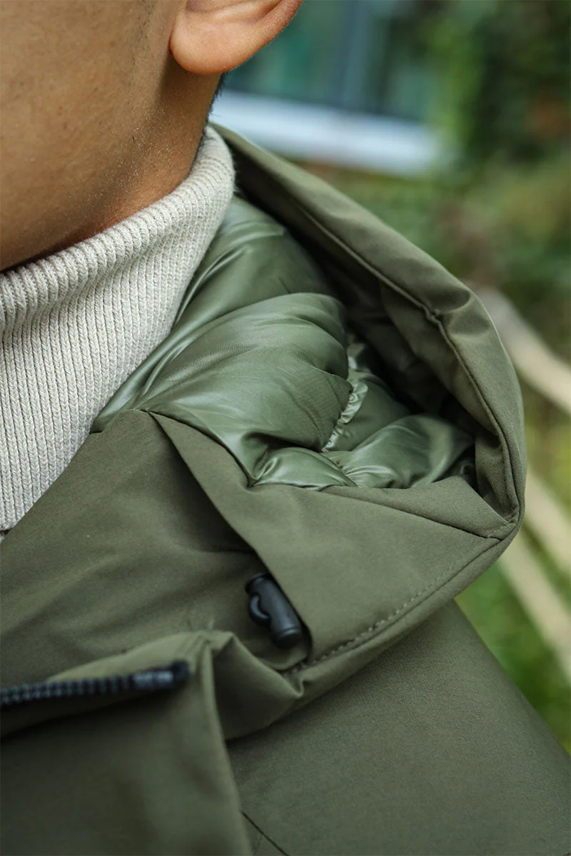 Jack & Jones Keen Stretch Parka Jacket Grape Leaf - Image 8