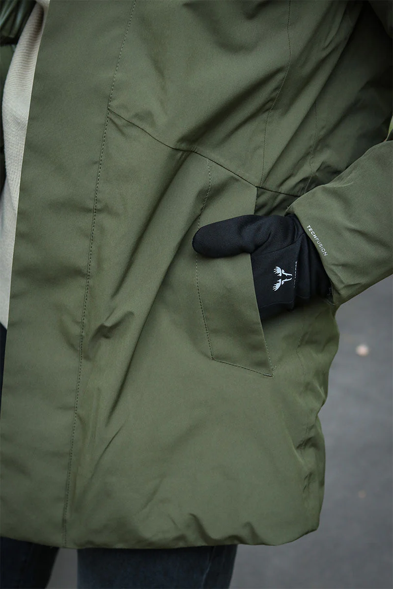 Jack & Jones Keen Stretch Parka Jacket Grape Leaf - Image 9