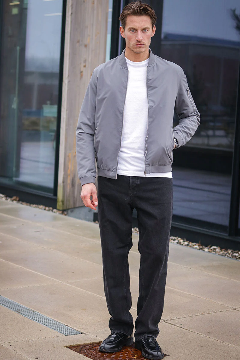 Jack & Jones Rush Bomber Castlerock - Image 2