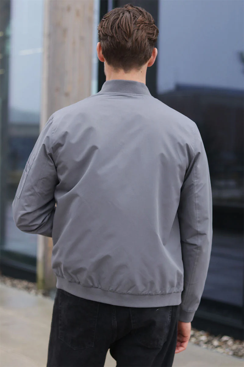 Jack & Jones Rush Bomber Castlerock - Image 6
