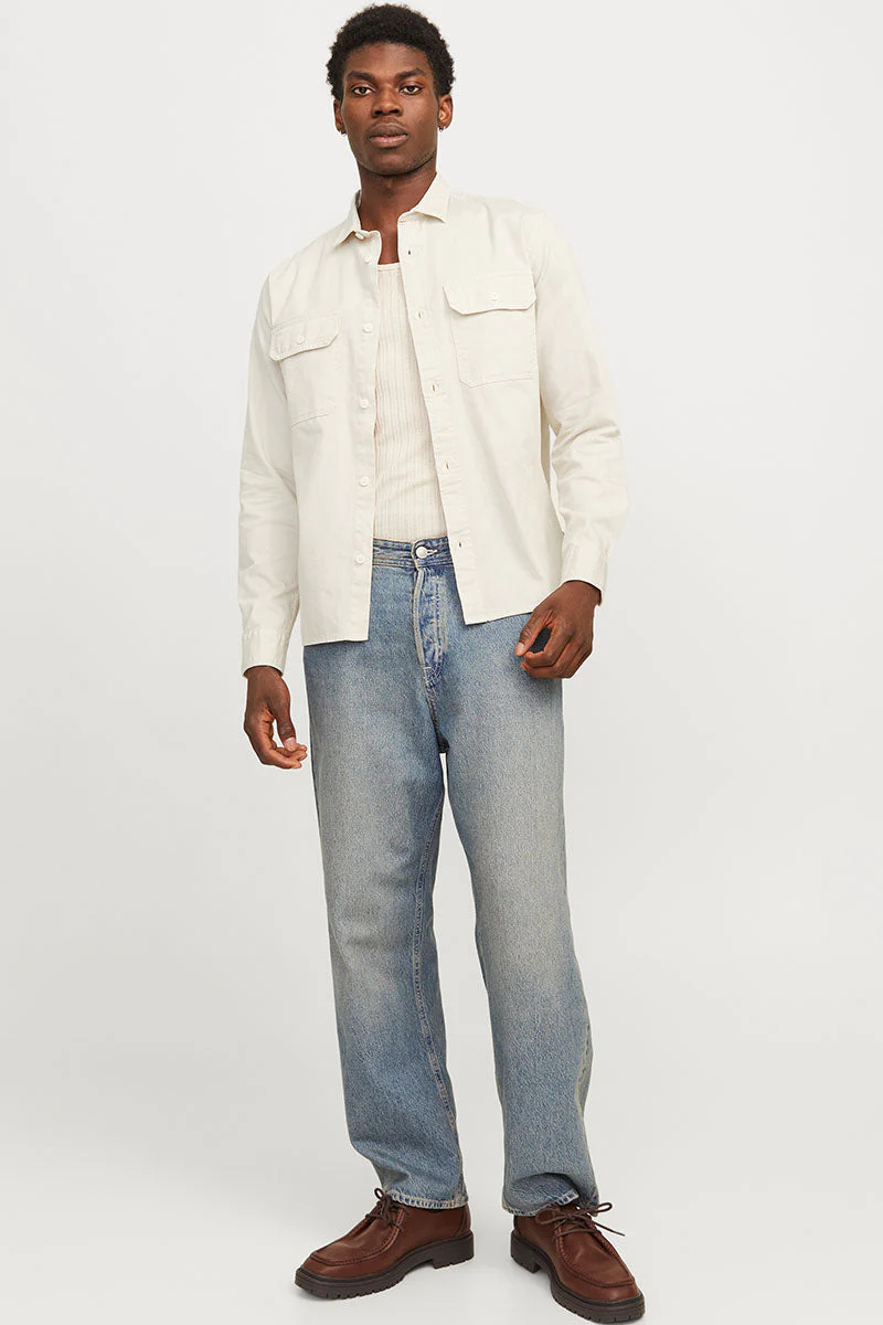 Jack & Jones Travis Shirt LS Moonbeam - Image 2