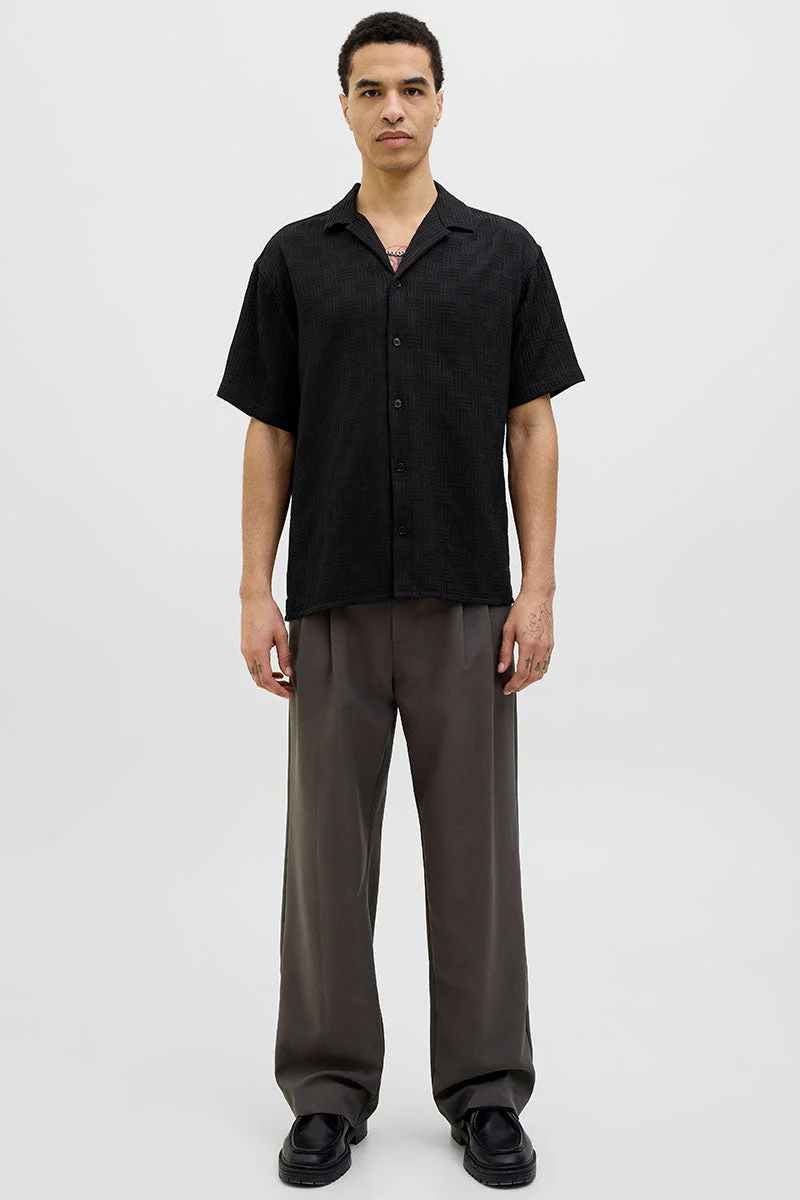 Jack & Jones Matteo Resort Shirt SS Black - Image 2