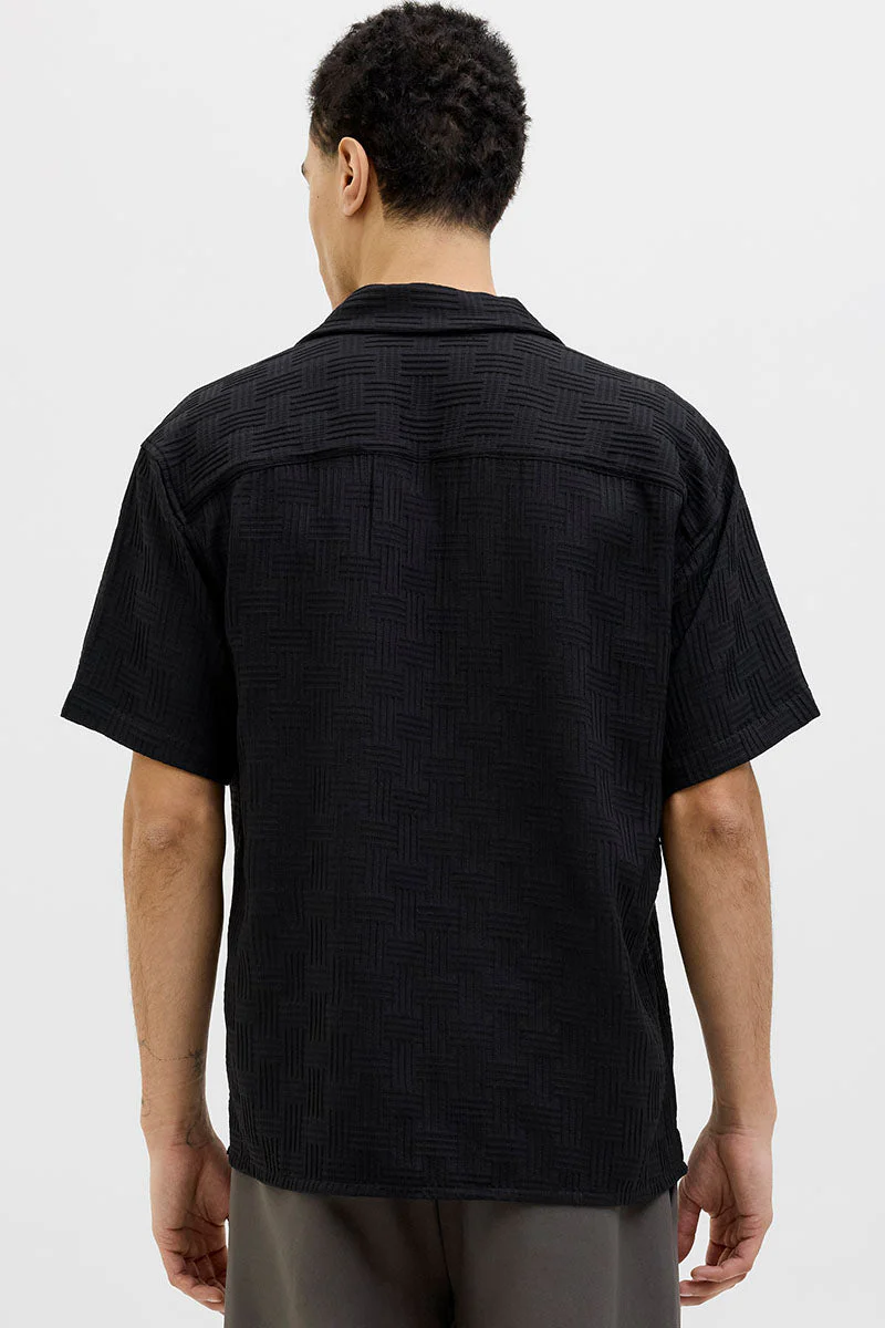 Jack & Jones Matteo Resort Shirt SS Black - Image 6