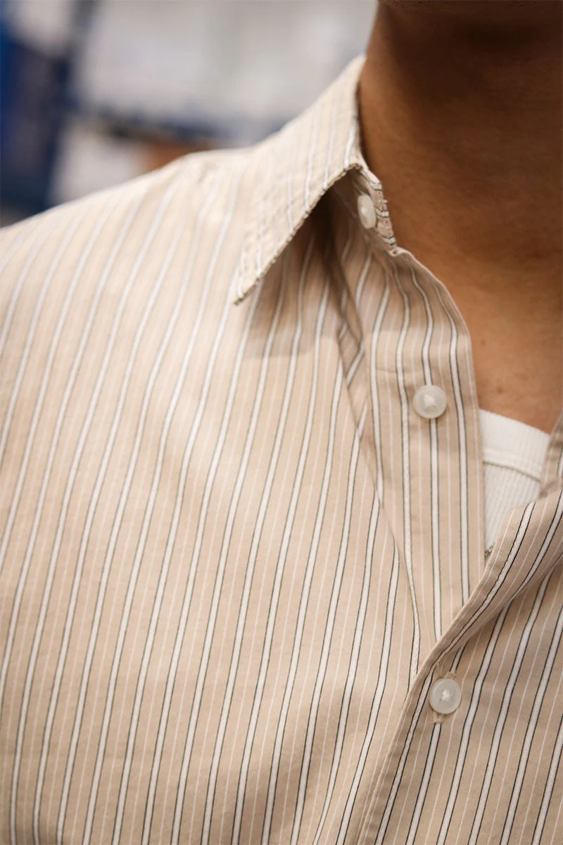 Jack & Jones Cody Poplin Shirt LS Oxford Tan - Image 3