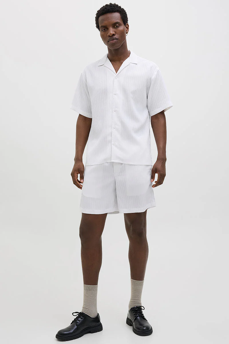 Jack & Jones Massimo Resort Shirt SS White - Image 2
