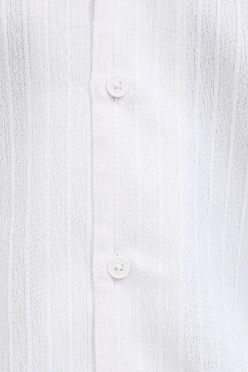 Jack & Jones Massimo Resort Shirt SS White - Image 4