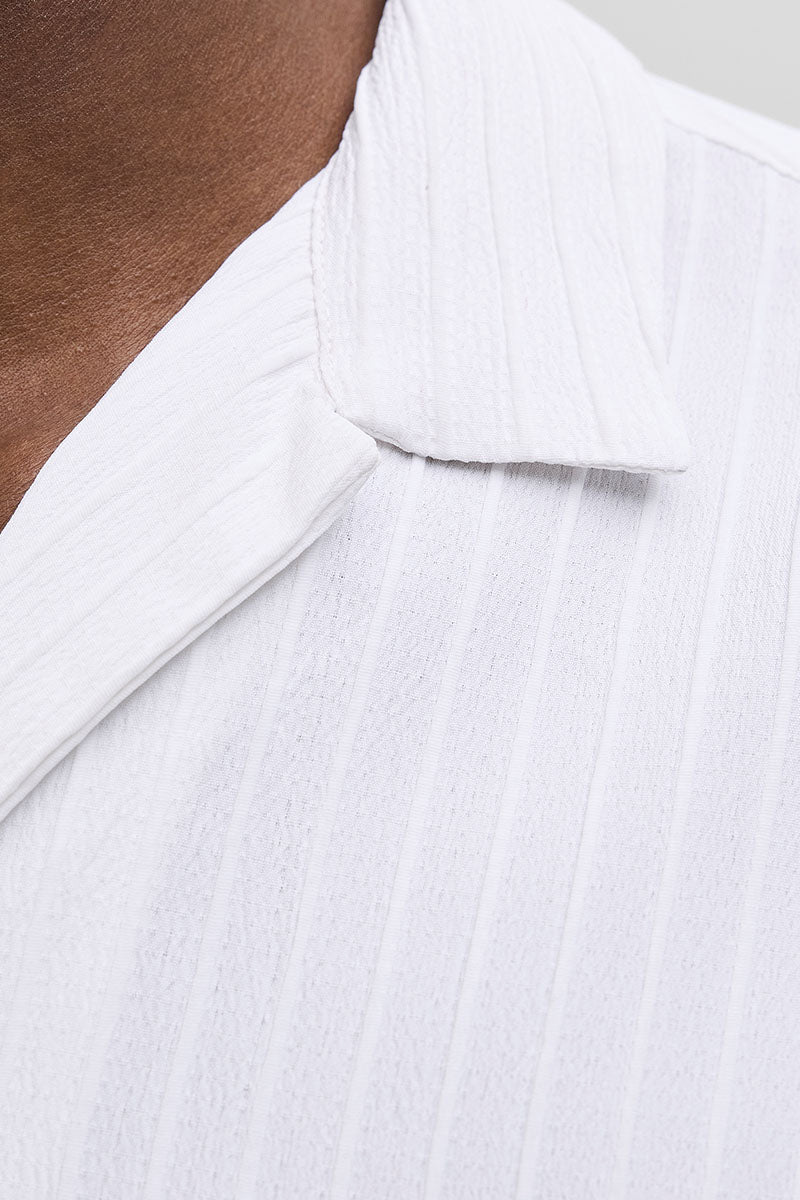 Jack & Jones Massimo Resort Shirt SS White - Image 5