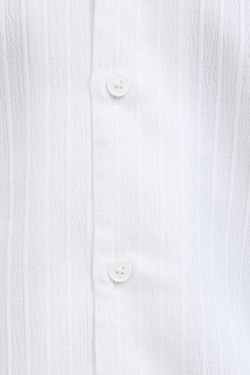 Jack & Jones Massimo Resort Shirt SS White - Image 6