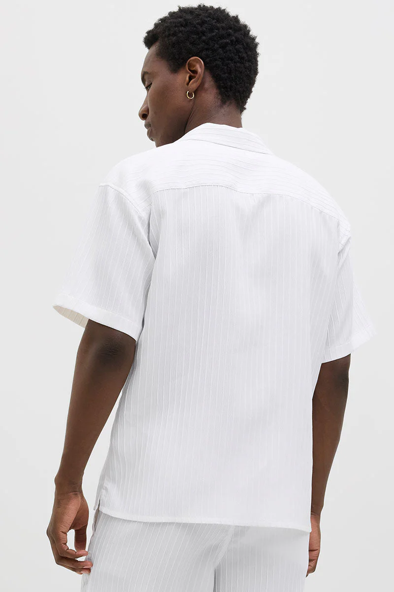 Jack & Jones Massimo Resort Shirt SS White - Image 7
