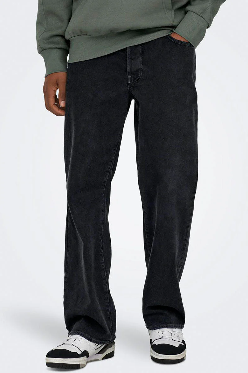Only & Sons Fade Loose Fit 6778 Washed Black