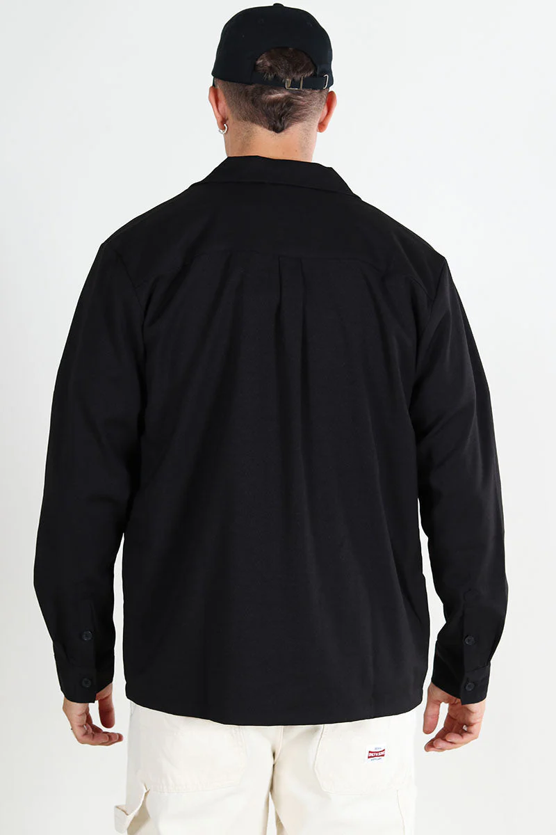 ONLY & SONS Even Life LS Shirt Black - Image 5