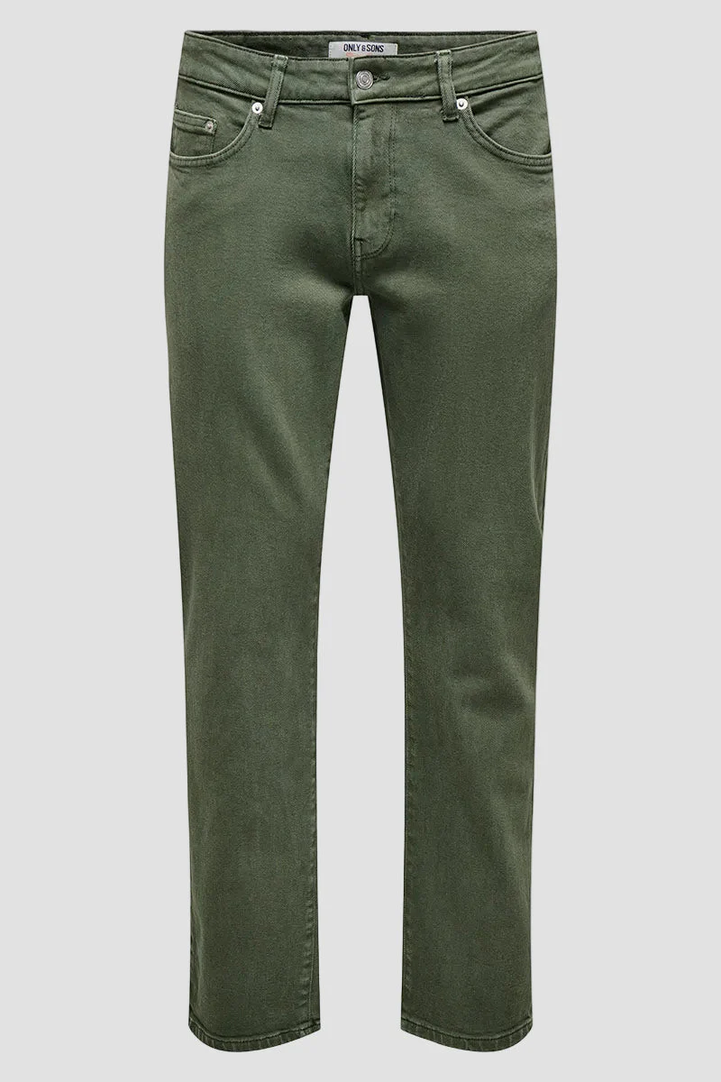 Only & Sons Weft Regular Fit Four Leaf Clover - Image 6