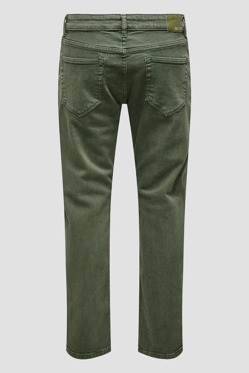 Only & Sons Weft Regular Fit Four Leaf Clover - Image 7