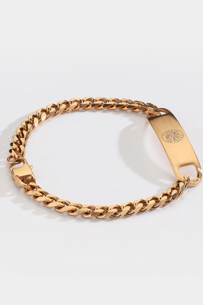 Northern Legacy Sequence Tag Armbånd Guld ton