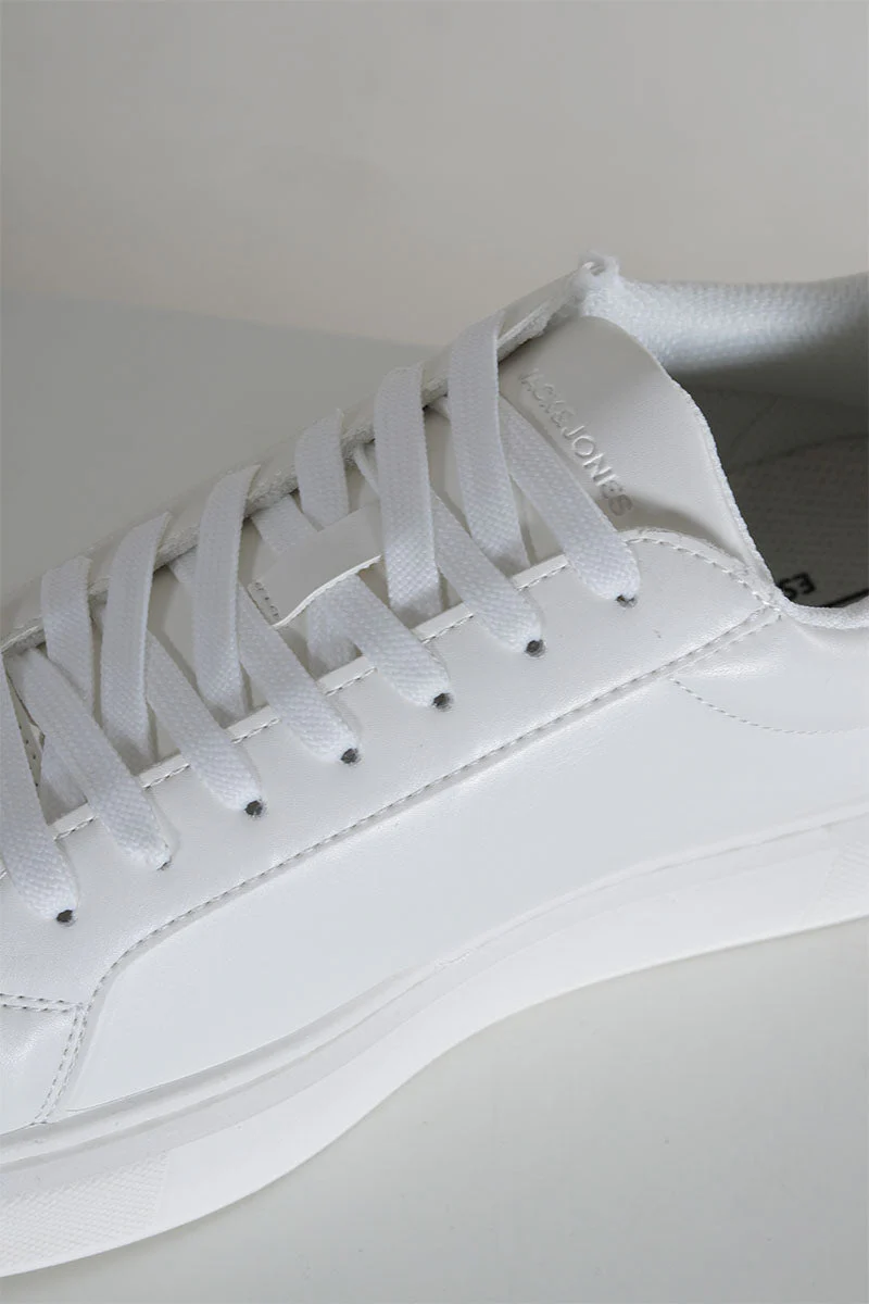 Jack & Jones Aspire Cupsole Pu Sneaker White - Image 3