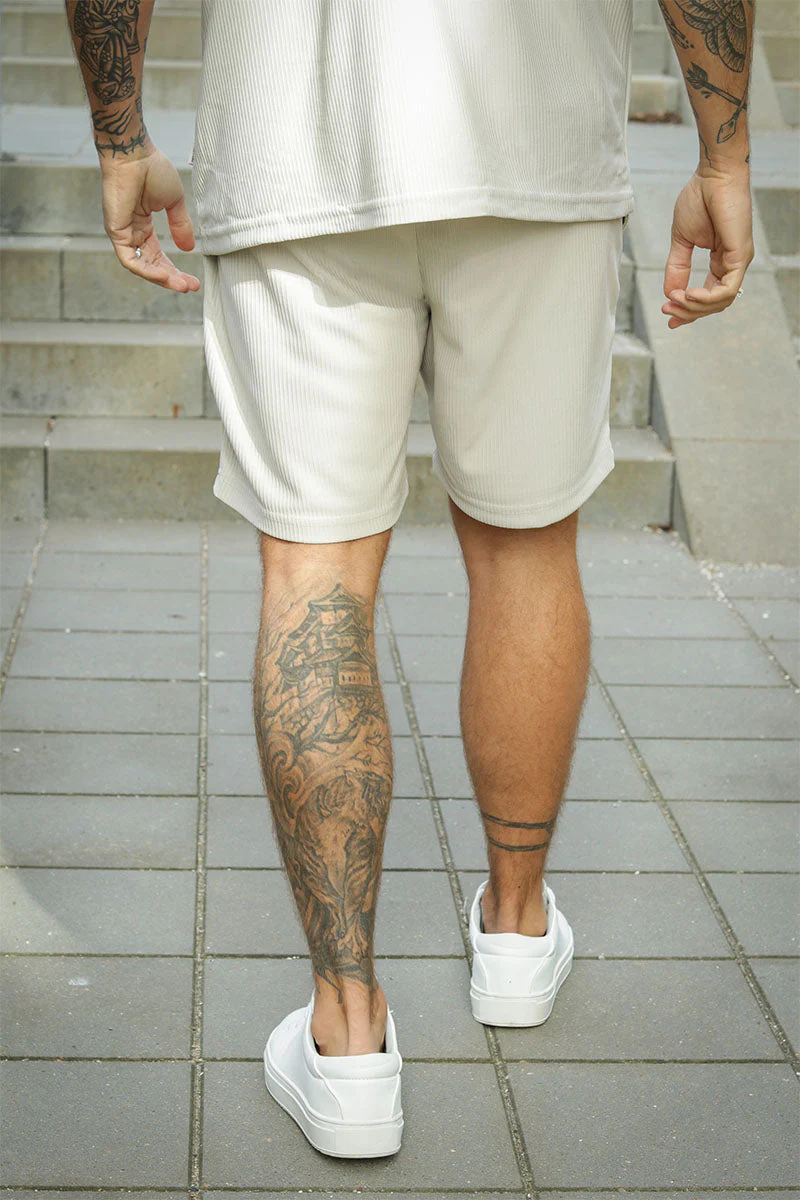 ONLY & SONS Tel Regular Plizze Shorts Moonstruck - Image 5