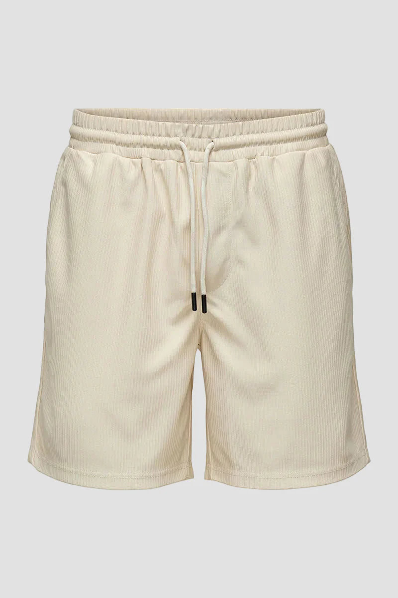 ONLY & SONS Tel Regular Plizze Shorts Moonstruck - Image 6