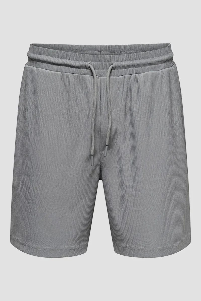 ONLY & SONS Tel Regular Plizze Shorts Limestone - Image 6