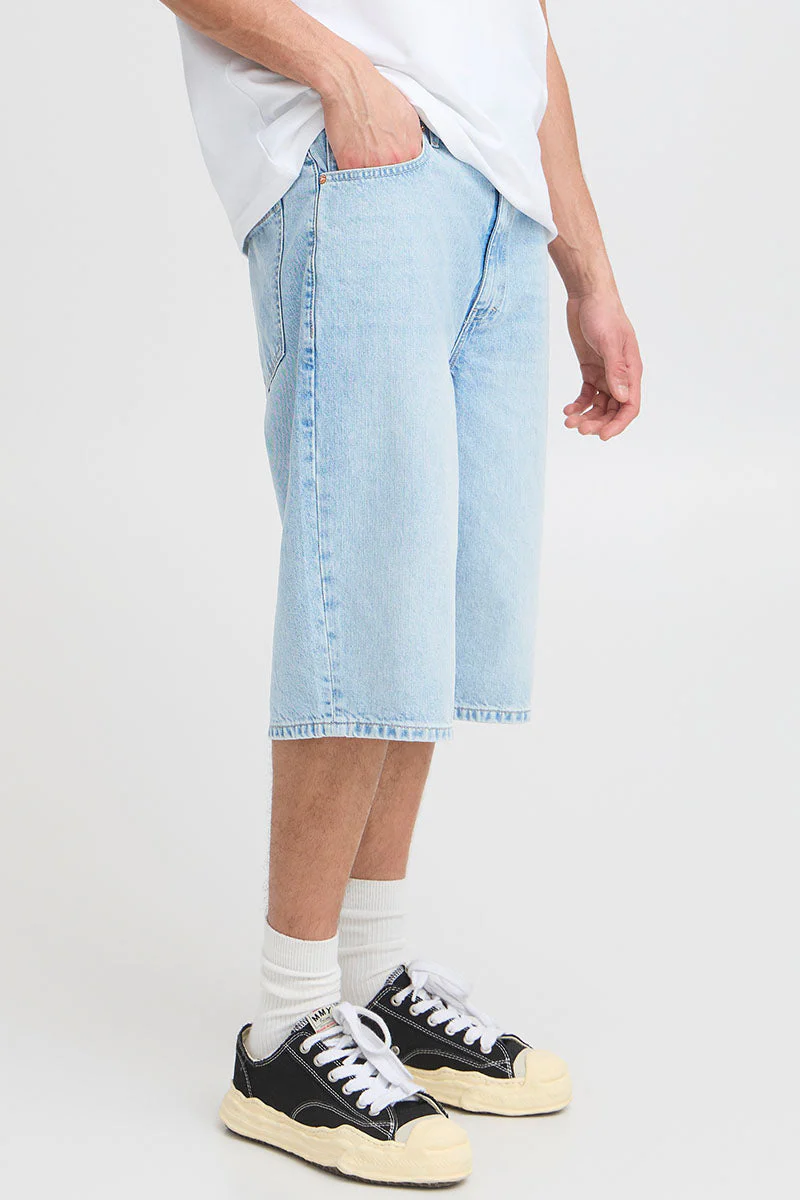 Solid Tommy Shorts Light Blue Denim - Image 3