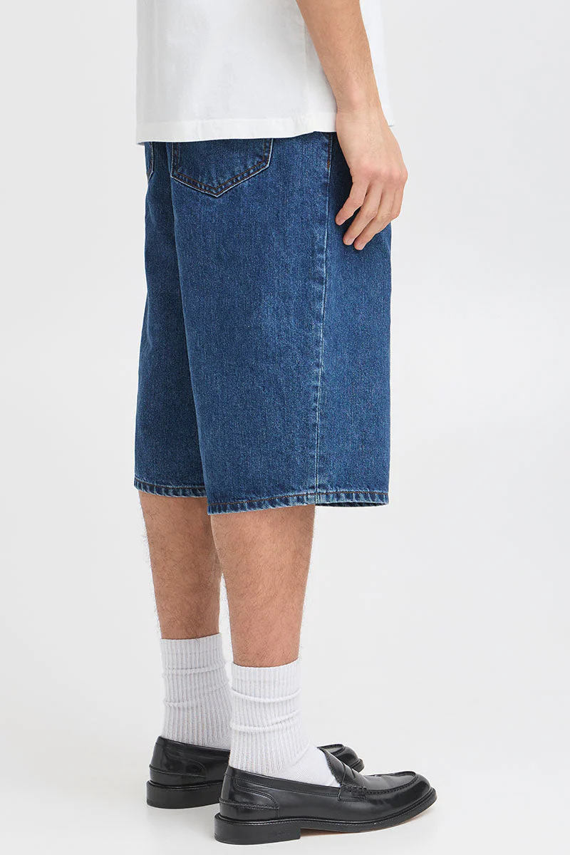 Solid Tommy Shorts Middle Blue Denim - Image 5