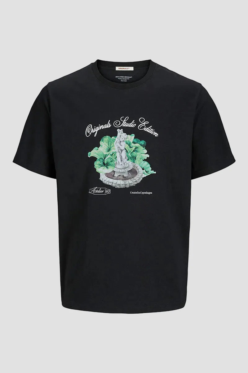 Jack & Jones Hydra Front Tee Black - Image 5