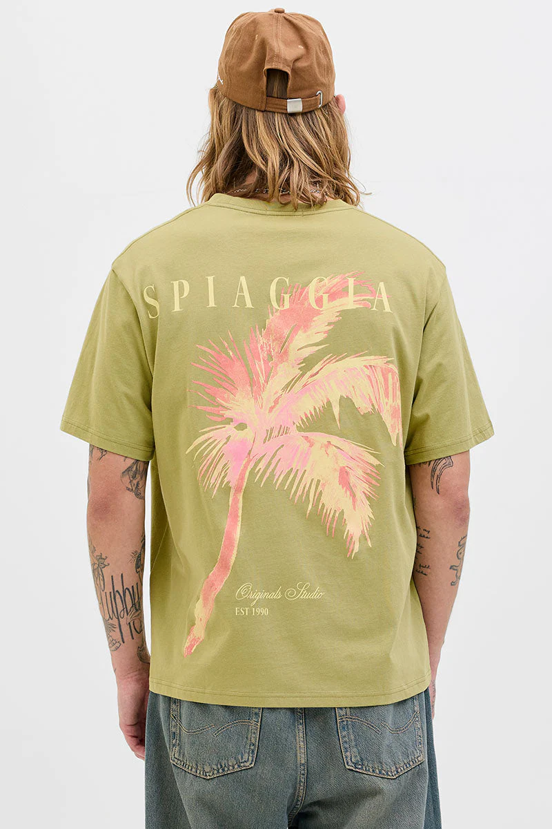 Jack & Jones Hydra Cutout Tee Cedar