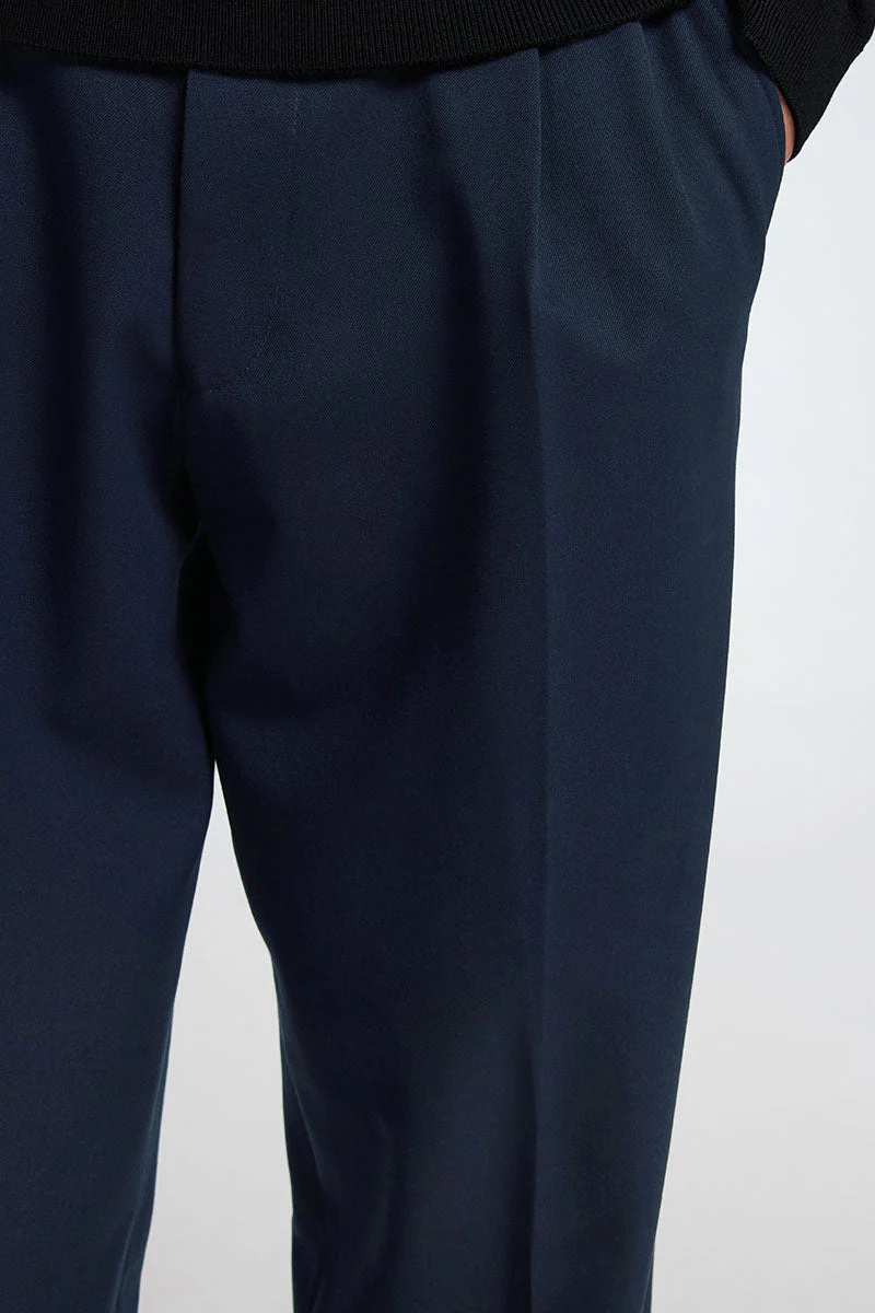 Selected Loose Finn Flex Pants Navy Blazer - Image 4