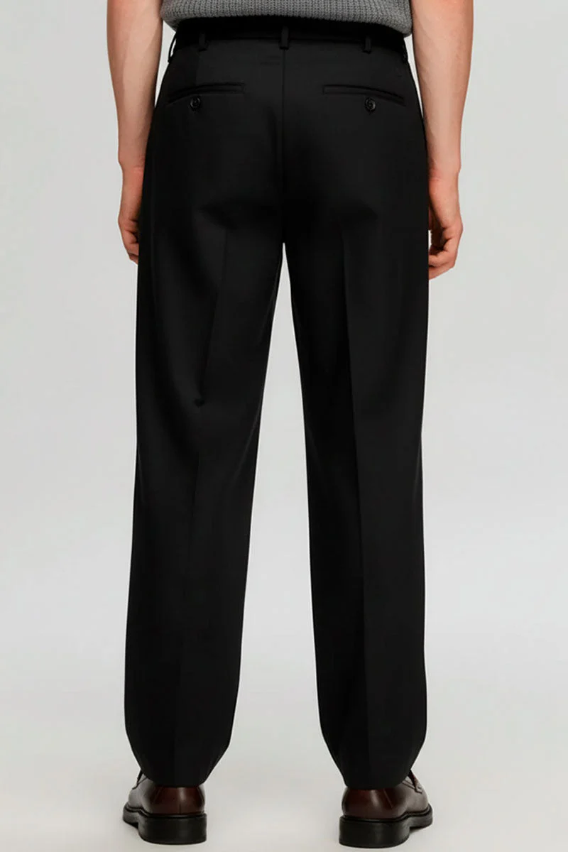 Selected Loose Finn Flex Pants Black - Image 3