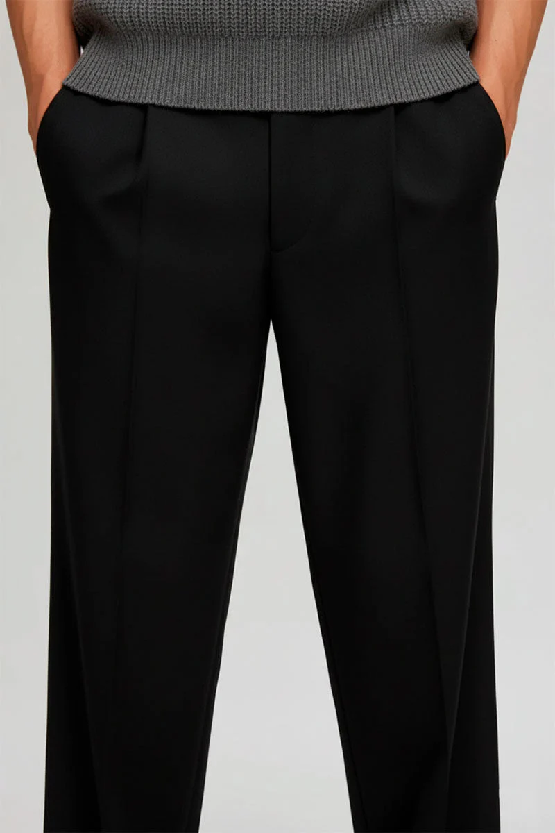 Selected Loose Finn Flex Pants Black - Image 4
