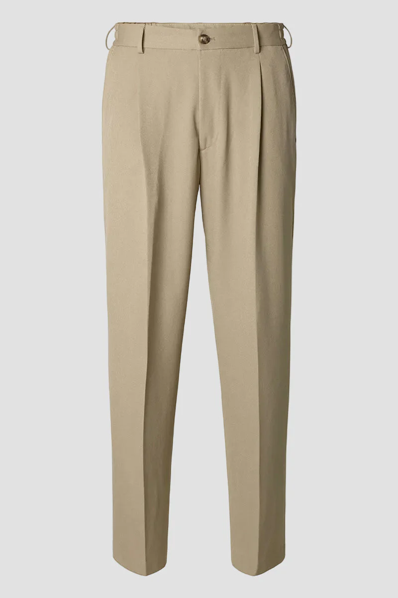 Selected Loose Finn Flex Pants Greige - Image 5