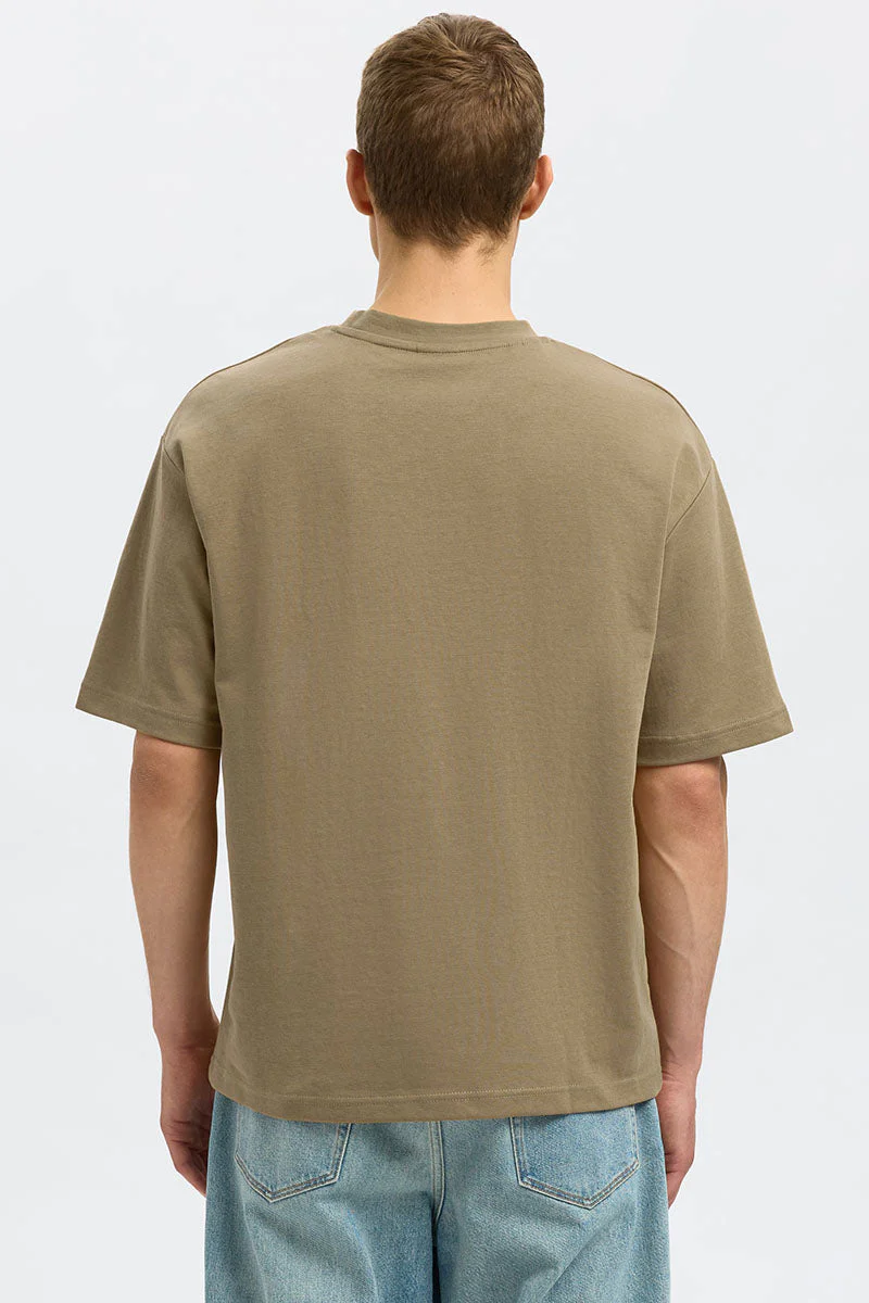 Selected Relax Oscar SS Tee Kelp - Image 4