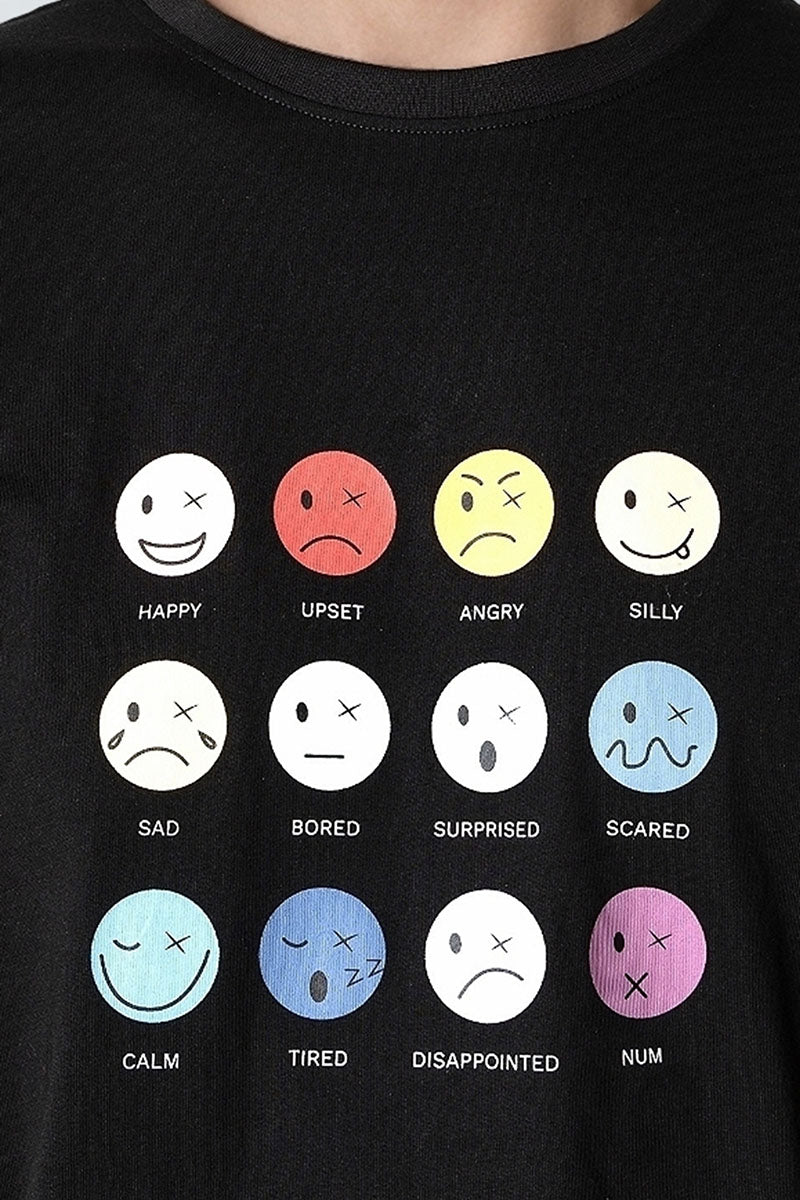 Clean Cut Copenhagen Emoji t-shirt Black - Image 3