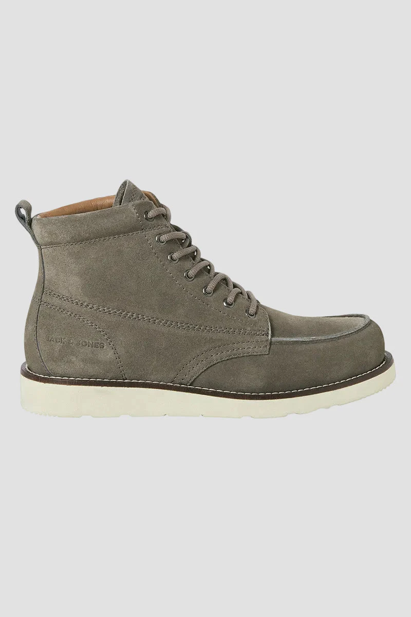 Jack & Jones Toronto Suede Boots Grey - Image 5