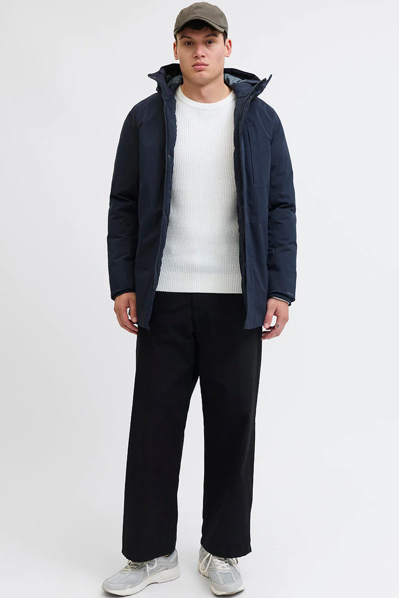 Jack & Jones Keen Stretch Parka Jacket Sky Captain - Image 2