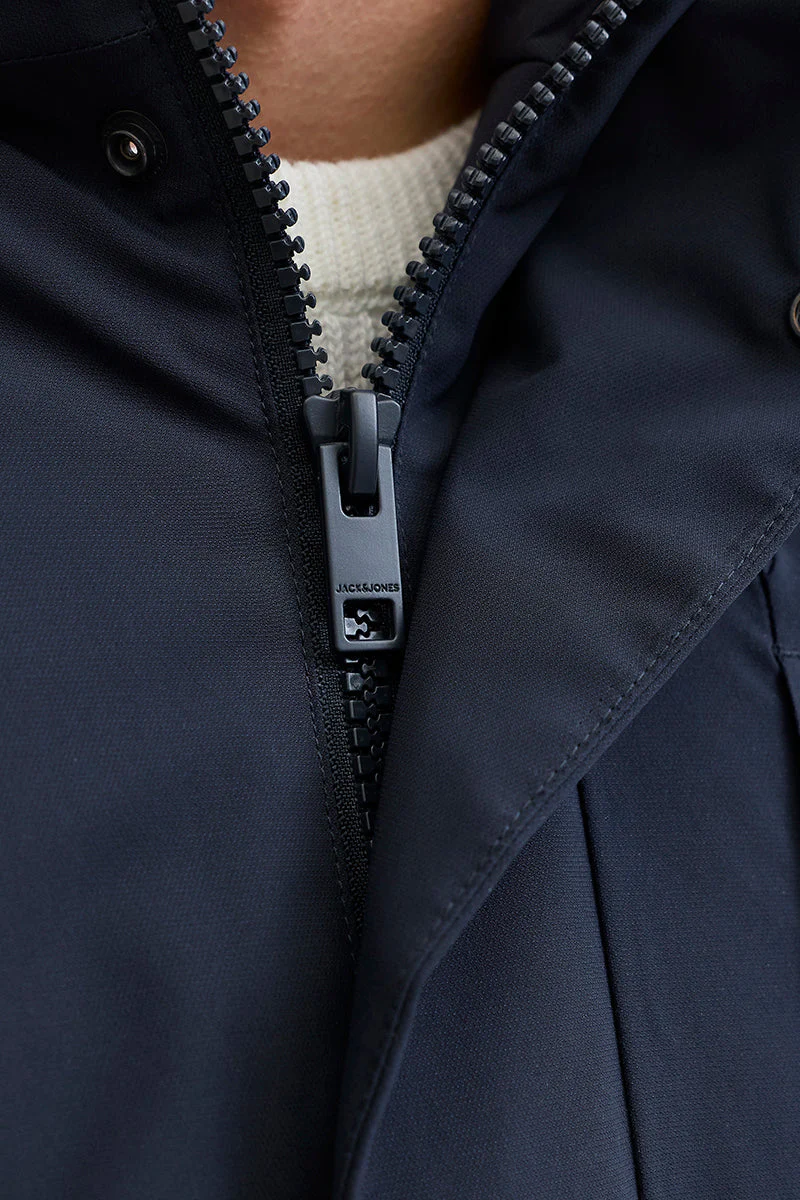 Jack & Jones Keen Stretch Parka Jacket Sky Captain - Image 3