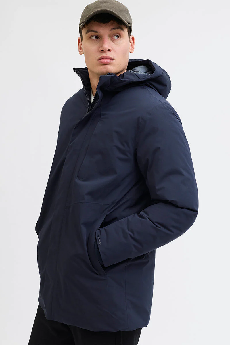 Jack & Jones Keen Stretch Parka Jacket Sky Captain - Image 5